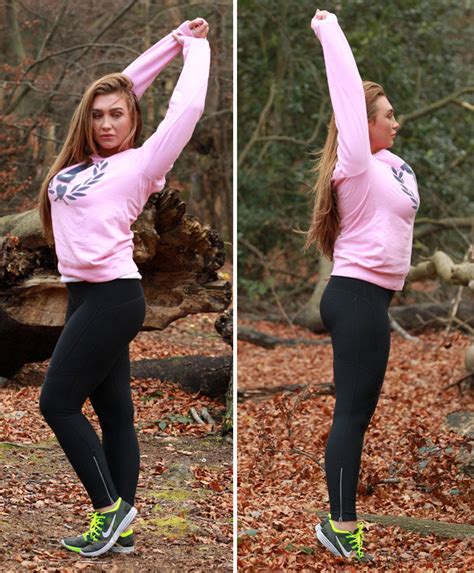 Lauren Goodger And Ex Towie Star Shows Off Her Curves During Workout