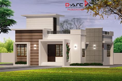 750 Sq Ft 2BHK Contemporary Style Single Floor House And Free Plan 12