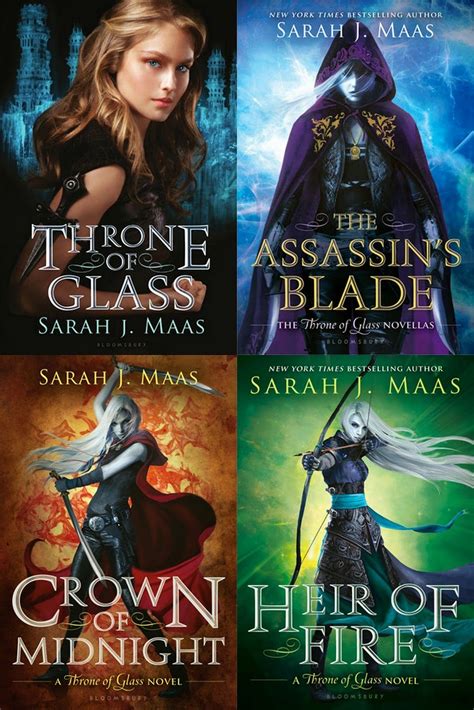 throne of glass series by sarah j maas paranormal romance series paranormal books