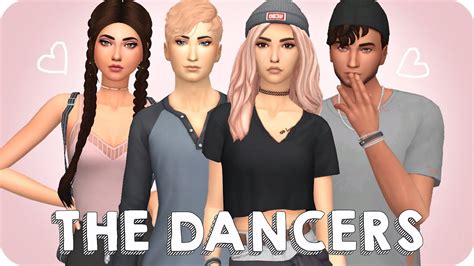High School Cliques The Dancers Sims 4 Create A Sim Youtube