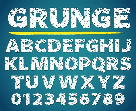Grunge Font Distressed Font Distressed Monogram Font Grunge Etsy