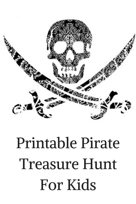 Clues lead to ten outdoor spots: Pirate Treasure Hunt For Kids! (Free Printable) | Pirate ...