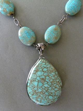 Rare Bisbee Turquoise Sterling Necklace