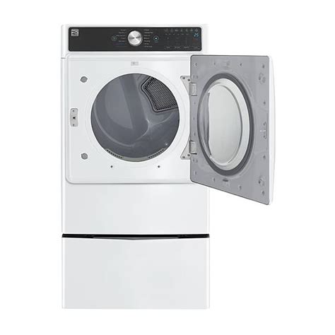 Kenmore Elite 91782 Smart Gas Dryer Wsteam White Luxe Washer And