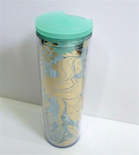 Buy Starbucks Mermaid Scale Clear Acrylic Cold Cup Grande Tumbler 16 Fl Oz Online At