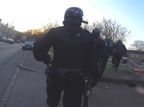 Watch Dawn Raid In Birmingham Where Police Smash Down Door In Crime