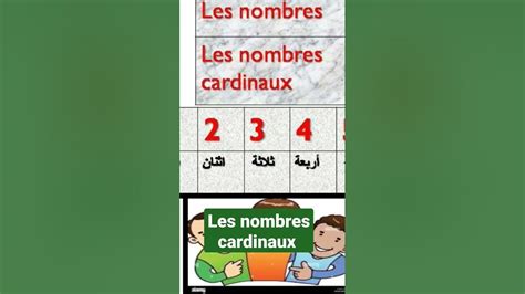 Les Nombres Cardinaux أعداد الحساب Grammaire Youtube