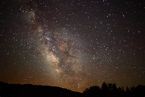Filecenter Of The Milky Way Galaxy From The Mountains Of West Virginia