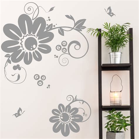 Flower And Vines Wall Stickers 8979 Stickers Wall