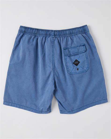 Swell Boys Malibu Beach Short Teens Washed Blue Surfstitch