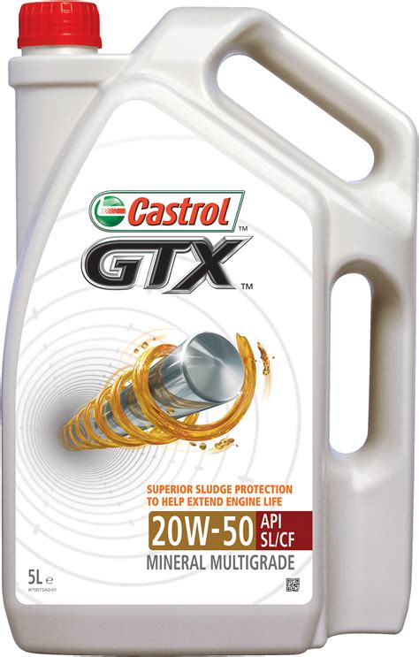 Download Castrol Gtx 20w 50 Castrol Petrol Engine Oil Transparent