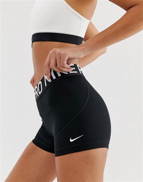 nike pro training 3 inch shorts in black asos nike spandex shorts sport shorts nike pro