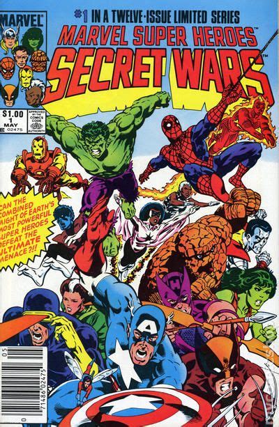 Marvel Super Heroes Secret Wars 1984 Canadian Price Variant Comic Books