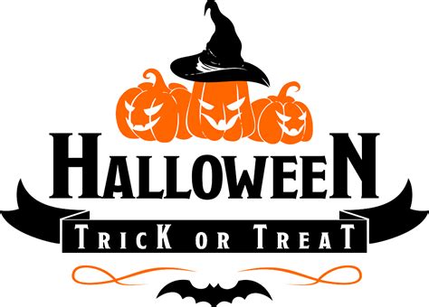 Halloween Trick Or Treat Logo Transparent Png Stickpng