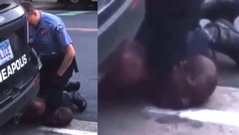 Police Officer Chokes A Black Man To Death With His Knee With No