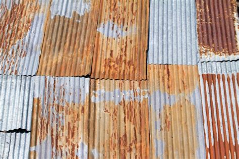 Old Corrugated Metal Roof Stock Photo Image Of Industry 15889346