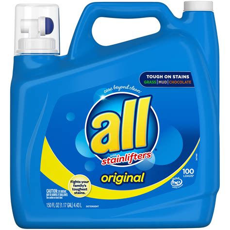 All Stainlifter Liquid Laundry Detergent 150 Ounce 100 Loads