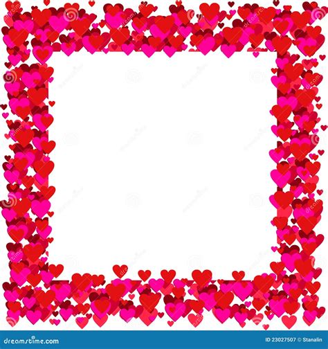 Valentines Frame Vector Stock Vector Illustration Of Frame 23027507