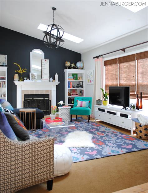 Living Room Makeover Reveal Jenna Burger Design Llc