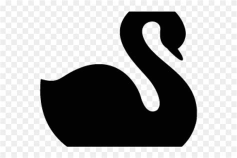 Black Swan Clipart Swan Outline Black Swan Clipart Swan Outline