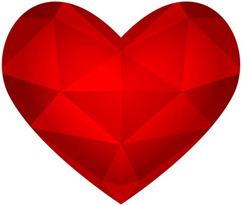 Red Heart Design Pattern Heart Transparent Png Image Png Download