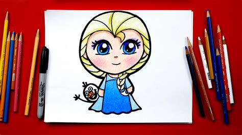 Elsa Drawing Easy How To Draw Elsa From Frozen Easy Cartoon