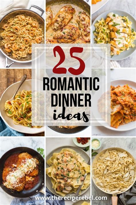 25 romantic dinner ideas the recipe rebel