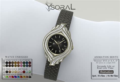Second Life Marketplace Ysoral Luxe Watch Lucineanimation