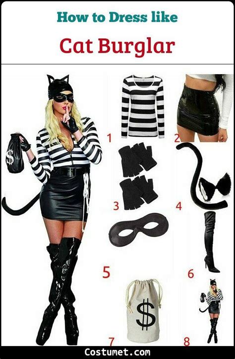 Cat Burglar S Costume For Cosplay Halloween In Costumes