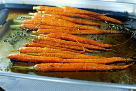Charlotte also roasts carrots in the above video. Simply Scratch Honey Balsamic Glazed Whole Roasted Carrots ...