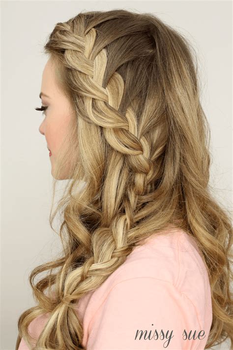 Half Up Side French Braid