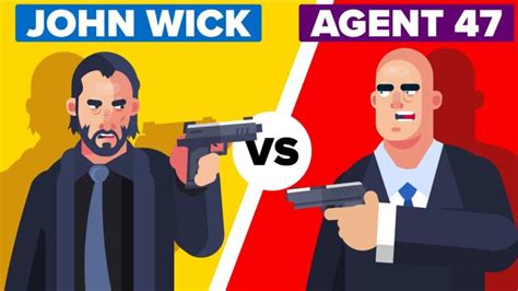 Video Infographic John Wick Vs Agent 47 Who Would Win