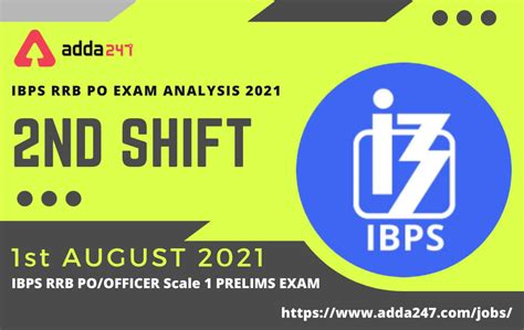 IBPS RRB PO Exam Analysis 2021 Shift 2 1st August 2021 Detailed Exam