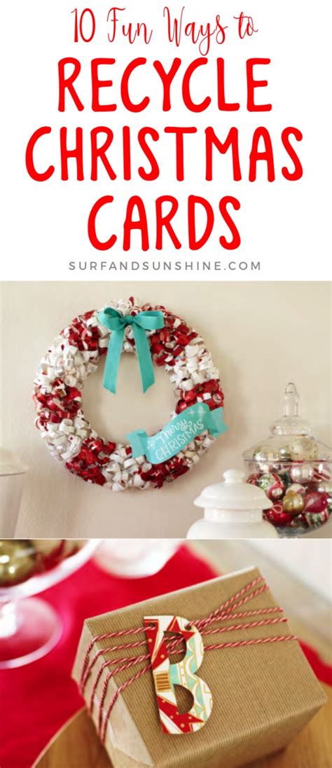 10 Fun Ways To Recycle Christmas Cards