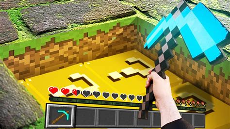 Minecraft Real Life Pov Realistic Lucky Blocks Youtube