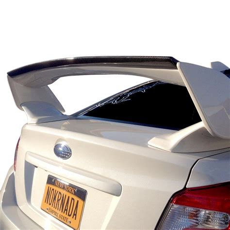 Buy Carbon Fiber Gurney Flap For Subaru Wrx Sti 2008 2021 Double Sided
