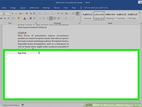 4 Ways To Remove A Blank Page In Word Wikihow