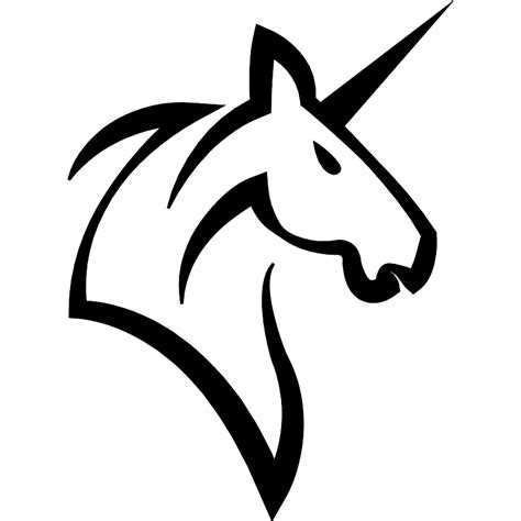 Unicorn Head Horse With A Horn Vector Svg Icon Svg Repo
