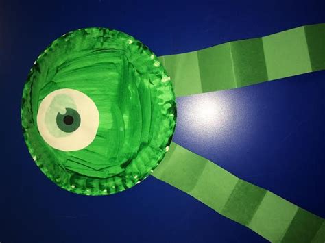 Mike Wazowski Paper Plate Camp Week 9 Monster Mash Made By Nicole
