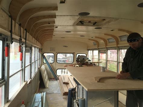 My School Bus Conversion Putting The Ceiling In School Bus