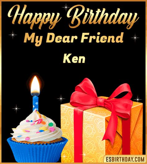 Happy Birthday Ken  🎂 Images Animated Wishes【28 S】