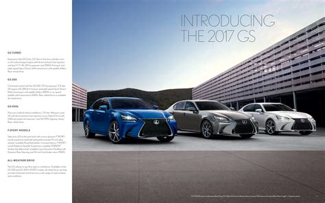 2017 Lexus Gs Brochure