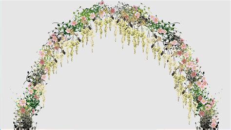 Flower Arches Arches Arch Coreldraw Flower Colorful Watercolor