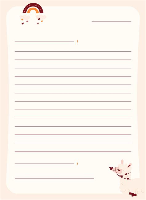 Free Blank Letter Template Pdf Free Printable Templates