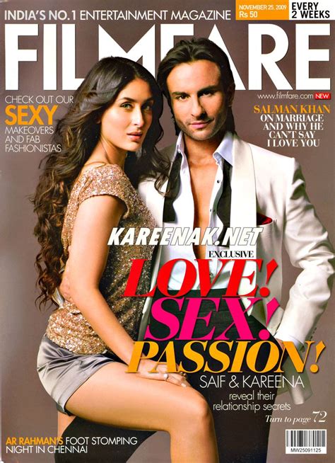 Saif Ali Khan And Kareena Kapoor Filmfare Bollywood Bollywood Couples Bollywood Celebrities