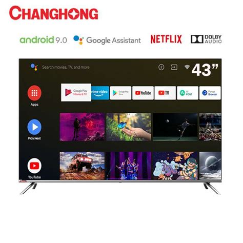 Promo Changhong Inch Borderless Netflix Tv Google Certified Android