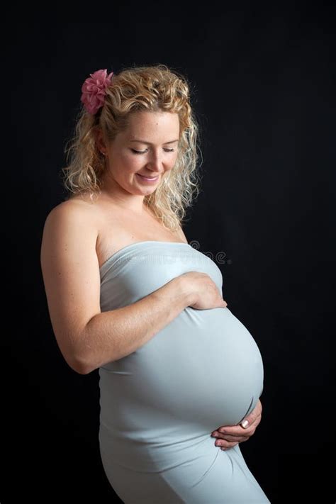 Beautiful Pregnant Woman Stock Photo Image Of Black