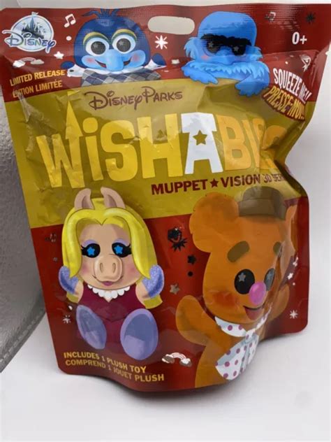 Disney Wishables Muppet Vision 3d Series Plush Toy Mystery Pack New