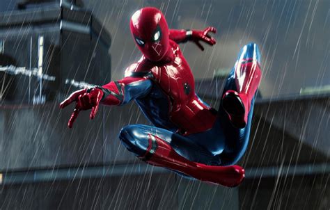 Wallpaper Rain Spider Man Ps4 Playstation 4 Pro Marvels Spider Man