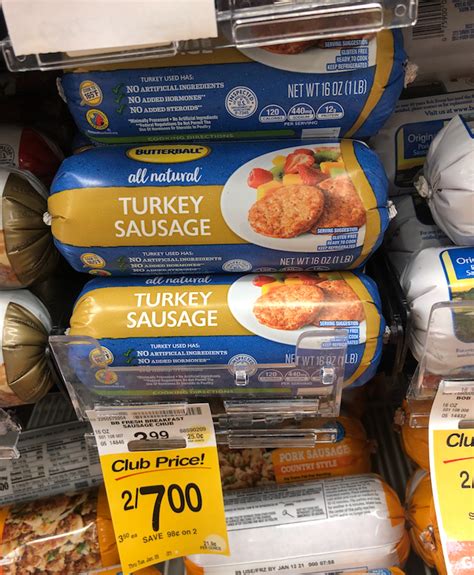 Warm turkey breakfast sausages in microwave per package directions. Butterball Turkey Sausage Just $2.75 a Roll at Safeway ...